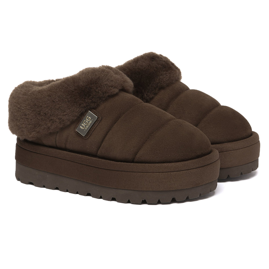 Puffer Ankle Platform UGG Slippers - UGG Direct Online