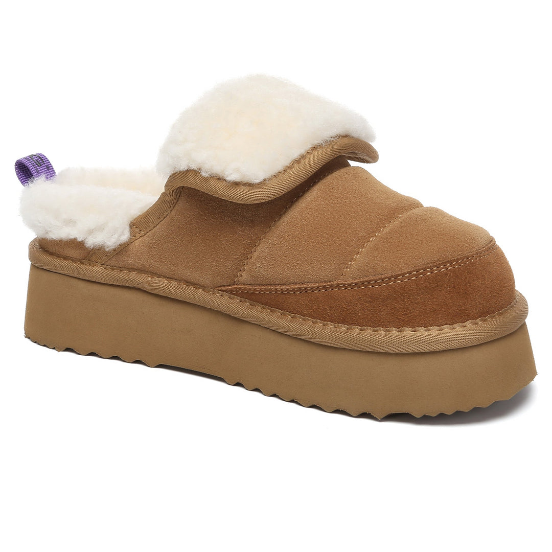 Puffer UGG Sheepskin Platform Slippers - UGG Direct Online