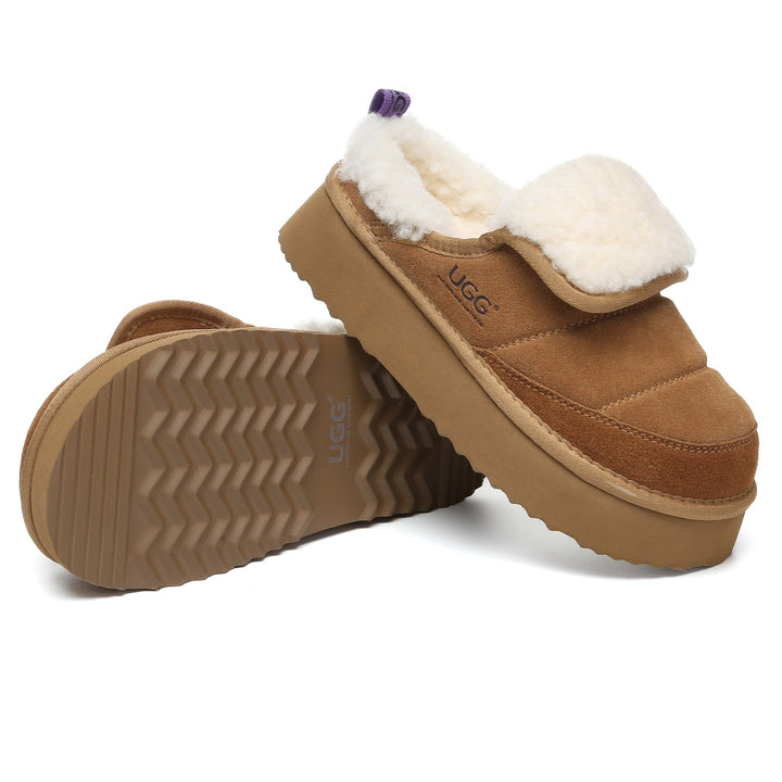 Puffer UGG Sheepskin Platform Slippers - UGG Direct Online