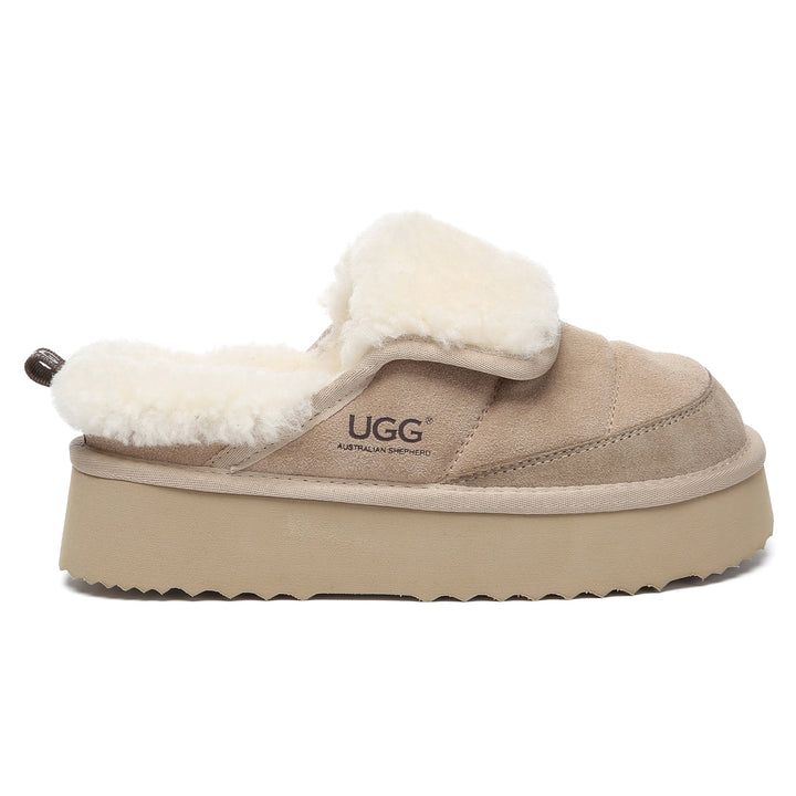 Puffer UGG Sheepskin Platform Slippers - UGG Direct Online