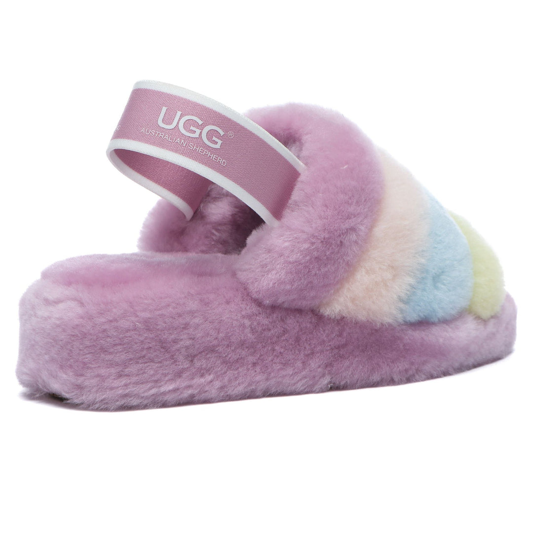 Rainbow Puffy UGG Slippers - UGG Direct Online