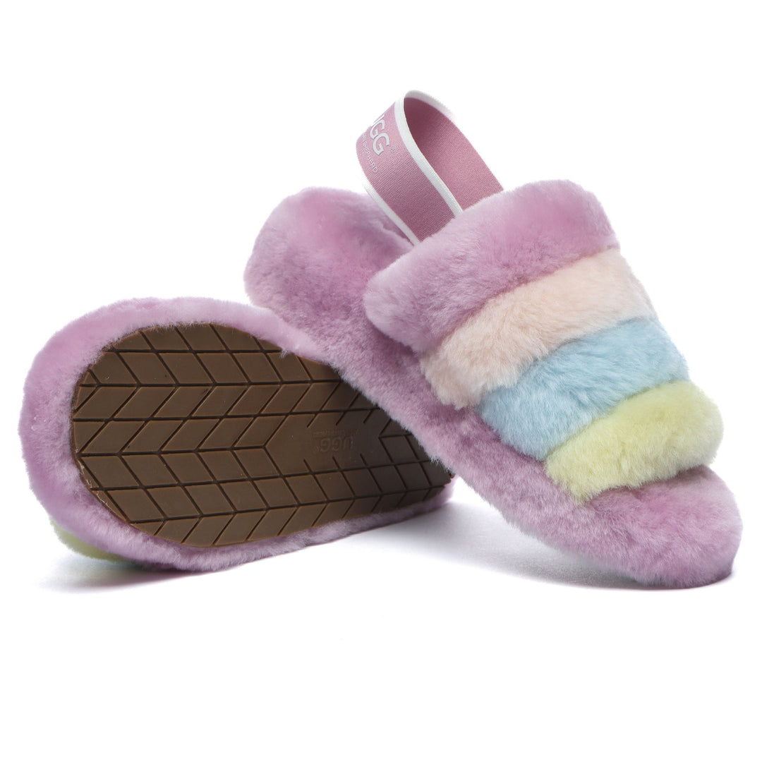 Rainbow Puffy UGG Slippers - UGG Direct Online