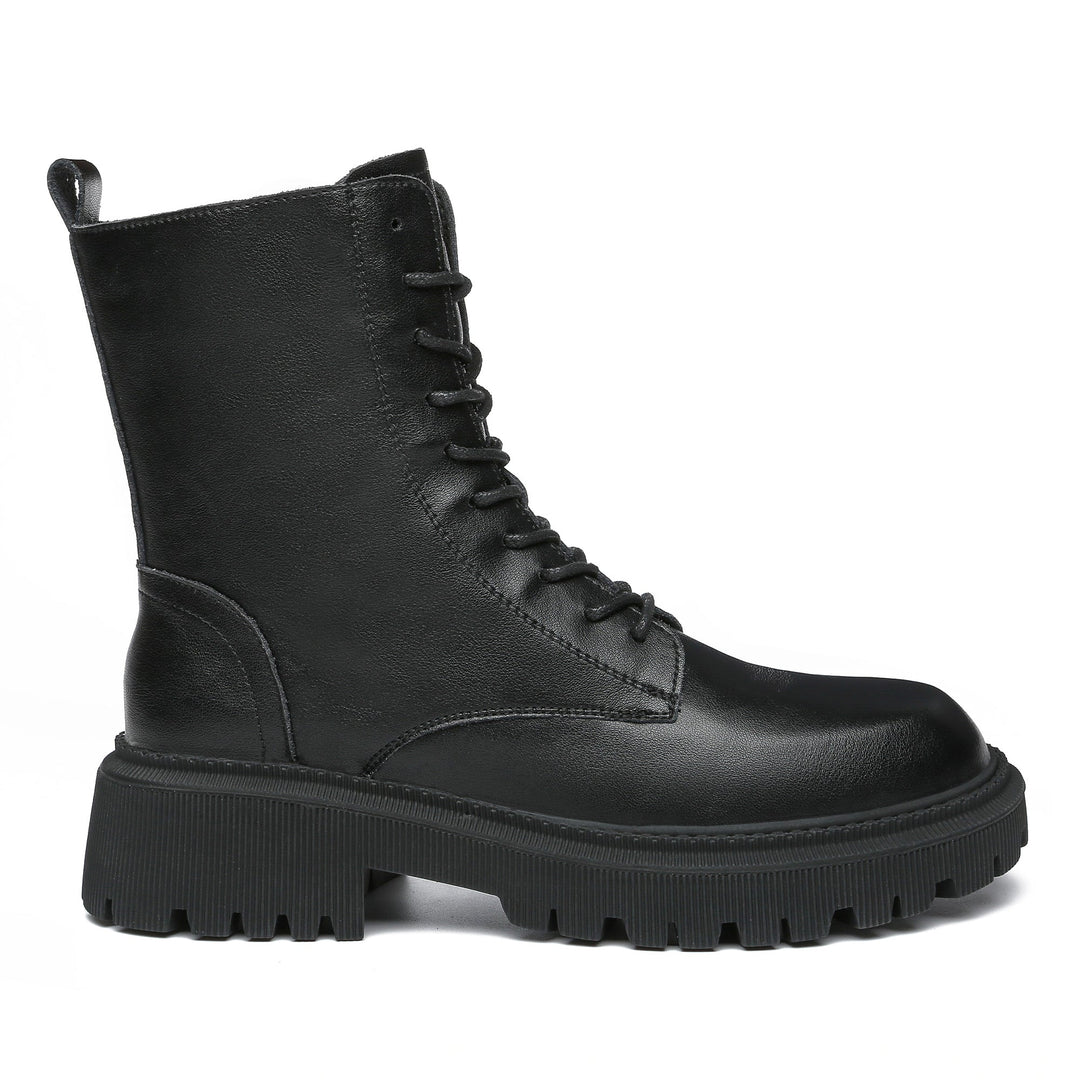 Ranger Black Leather Women Boots - UGG Direct Online