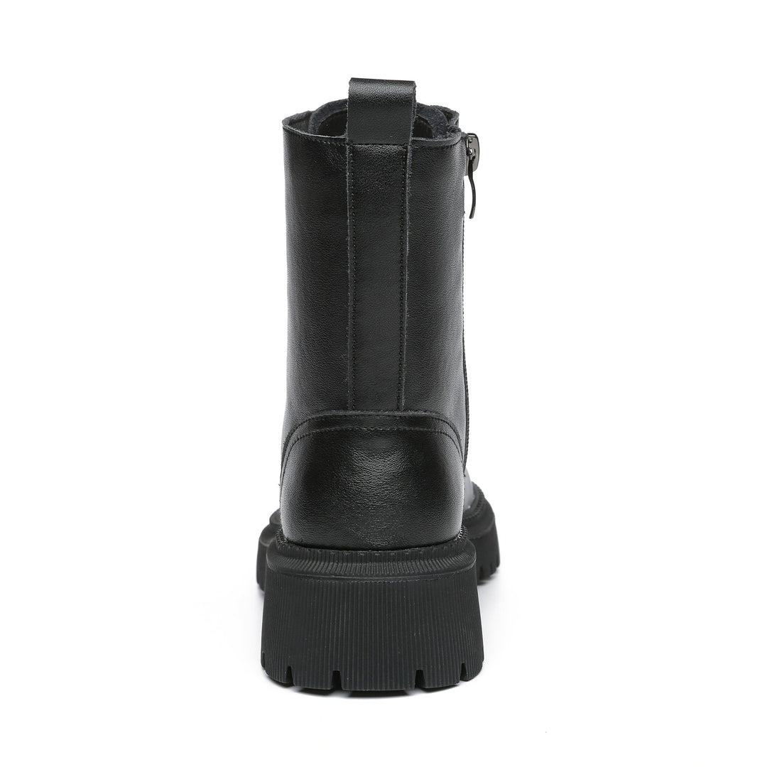 Ranger Black Leather Women Boots - UGG Direct Online