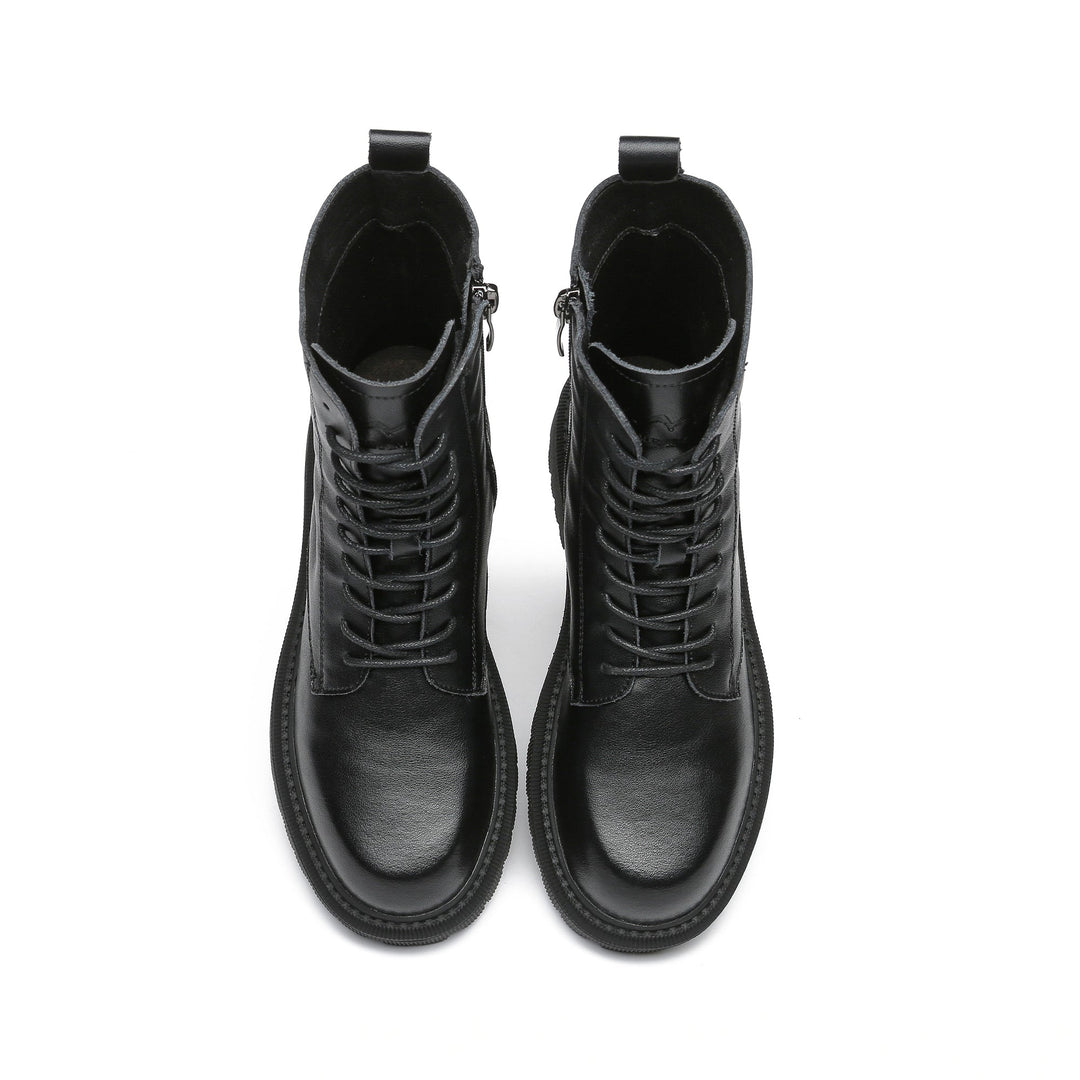 Ranger Black Leather Women Boots - UGG Direct Online