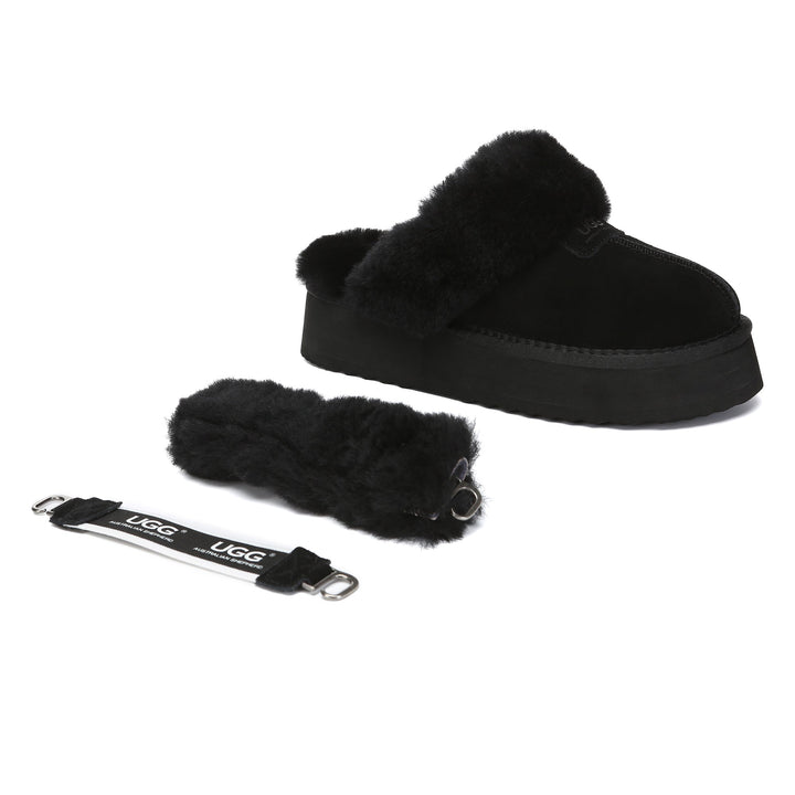 Removable Slingback Platform UGG Slippers - UGG Direct Online