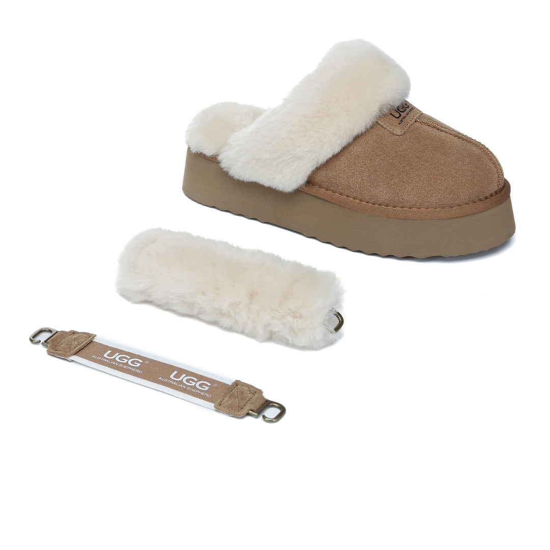 Removable Slingback Platform UGG Slippers - UGG Direct Online