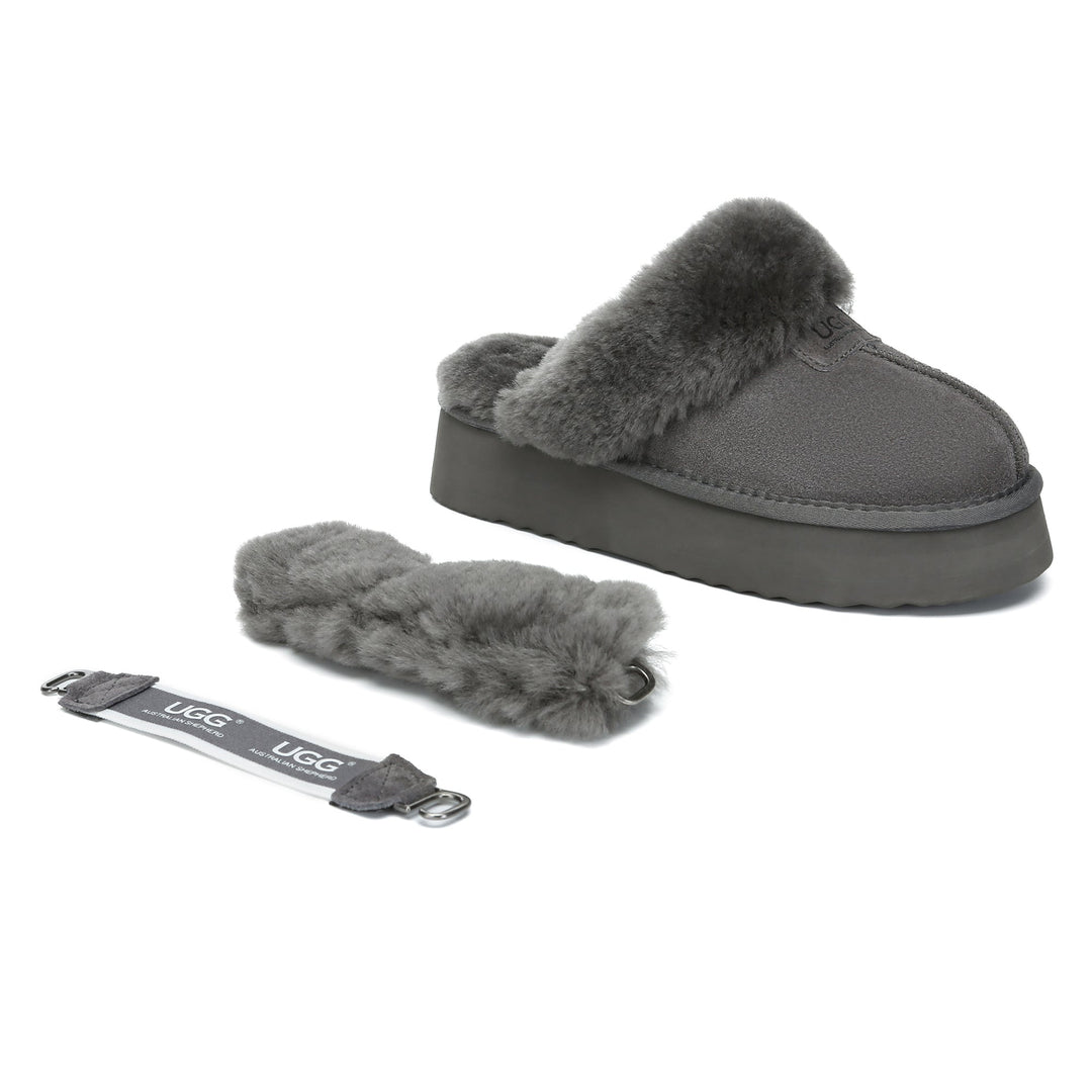 Removable Slingback Platform UGG Slippers - UGG Direct Online