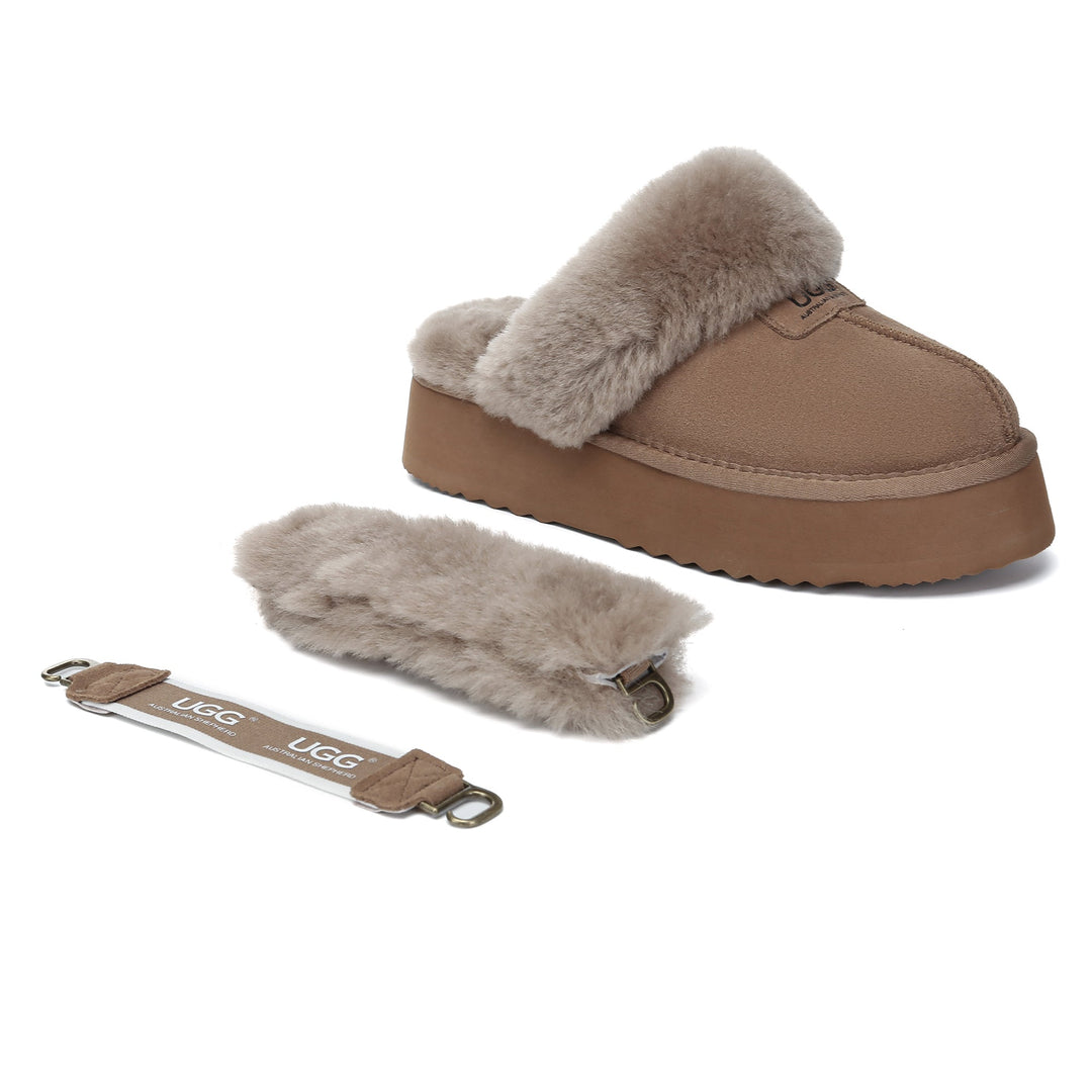 Removable Slingback Platform UGG Slippers - UGG Direct Online
