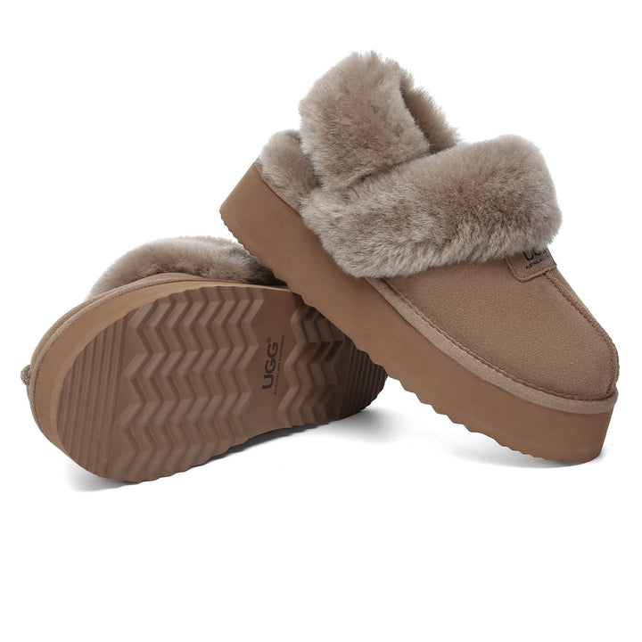 Removable Slingback Platform UGG Slippers - UGG Direct Online