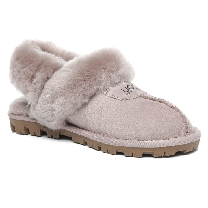 Removable Slingback Waffle Fluffy UGG Slippers - UGG Direct Online