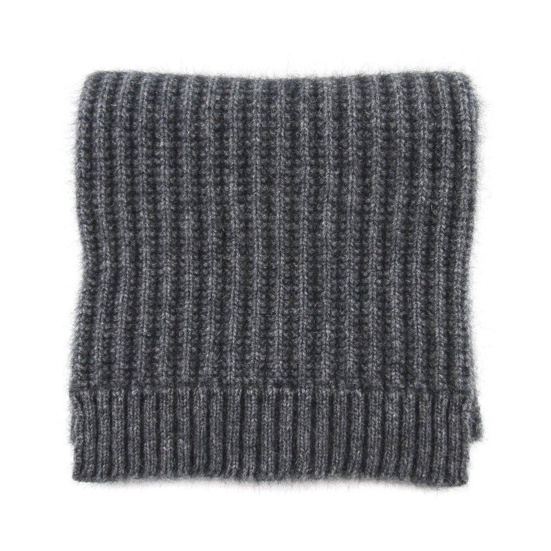 Ribbed Pattern Possum Merino Wool Scarf - Grey - UGG Direct Online