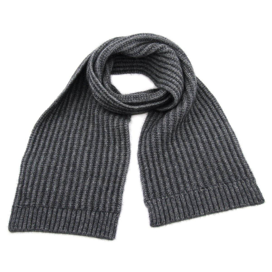 Ribbed Pattern Possum Merino Wool Scarf - Grey - UGG Direct Online