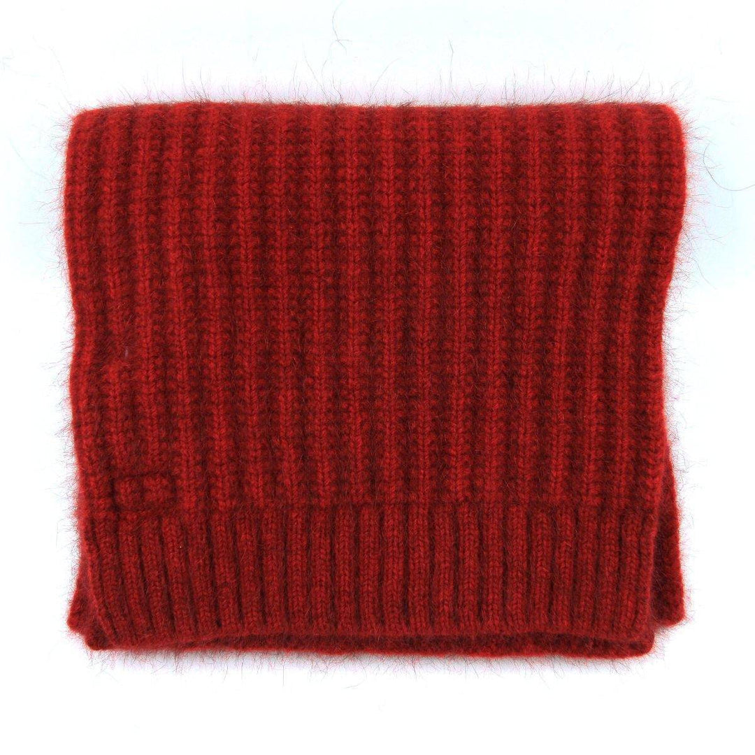 Ribbed Pattern Possum Merino Wool Scarf - Red - UGG Direct Online