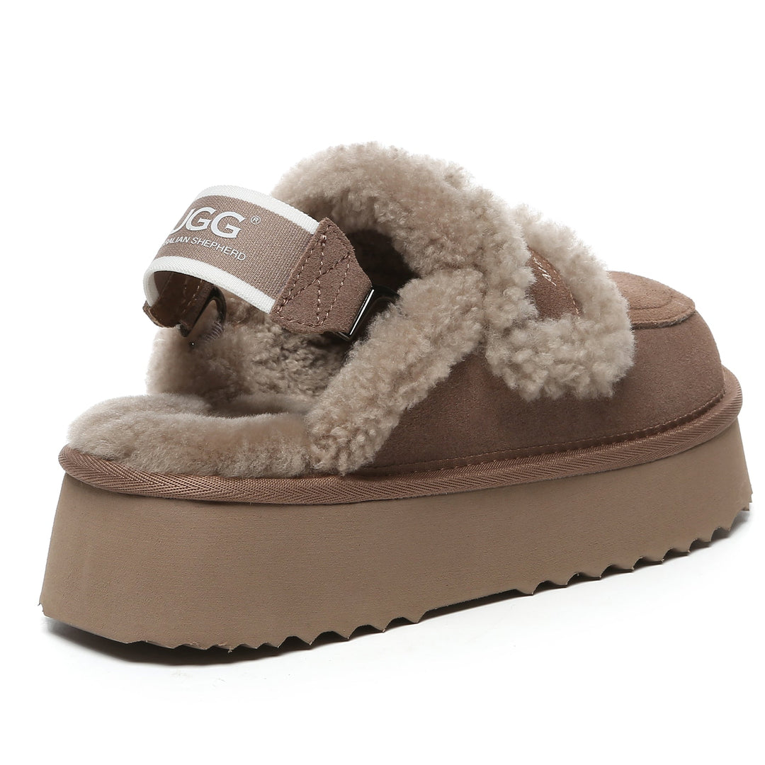 Riley UGG Platform Slingback Slippers - UGG Direct Online
