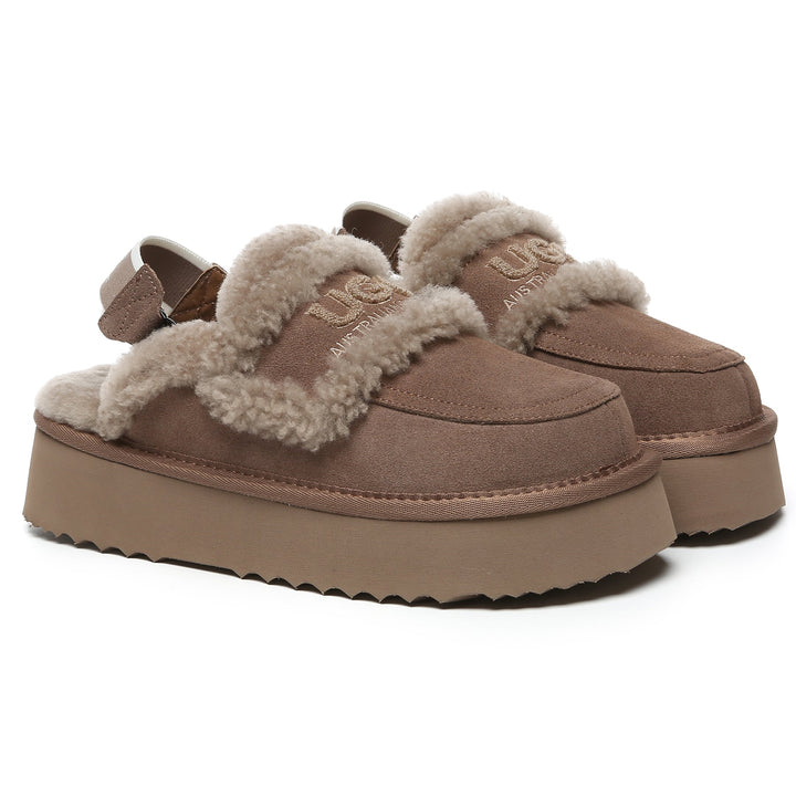 Riley UGG Platform Slingback Slippers - UGG Direct Online