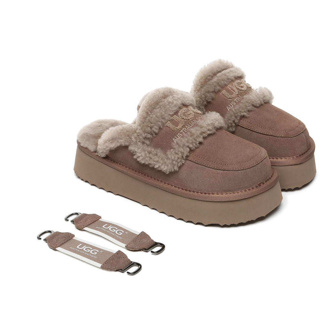 Riley UGG Platform Slingback Slippers - UGG Direct Online