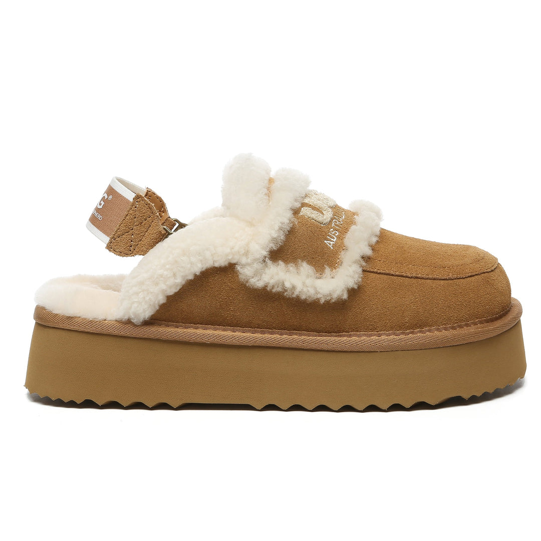 Riley UGG Platform Slingback Slippers - UGG Direct Online