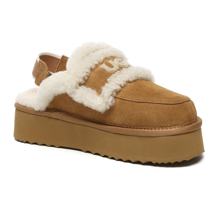 Riley UGG Platform Slingback Slippers - UGG Direct Online
