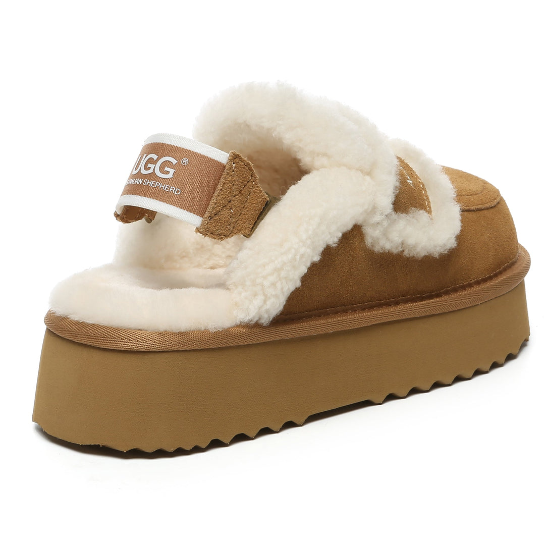 Riley UGG Platform Slingback Slippers - UGG Direct Online