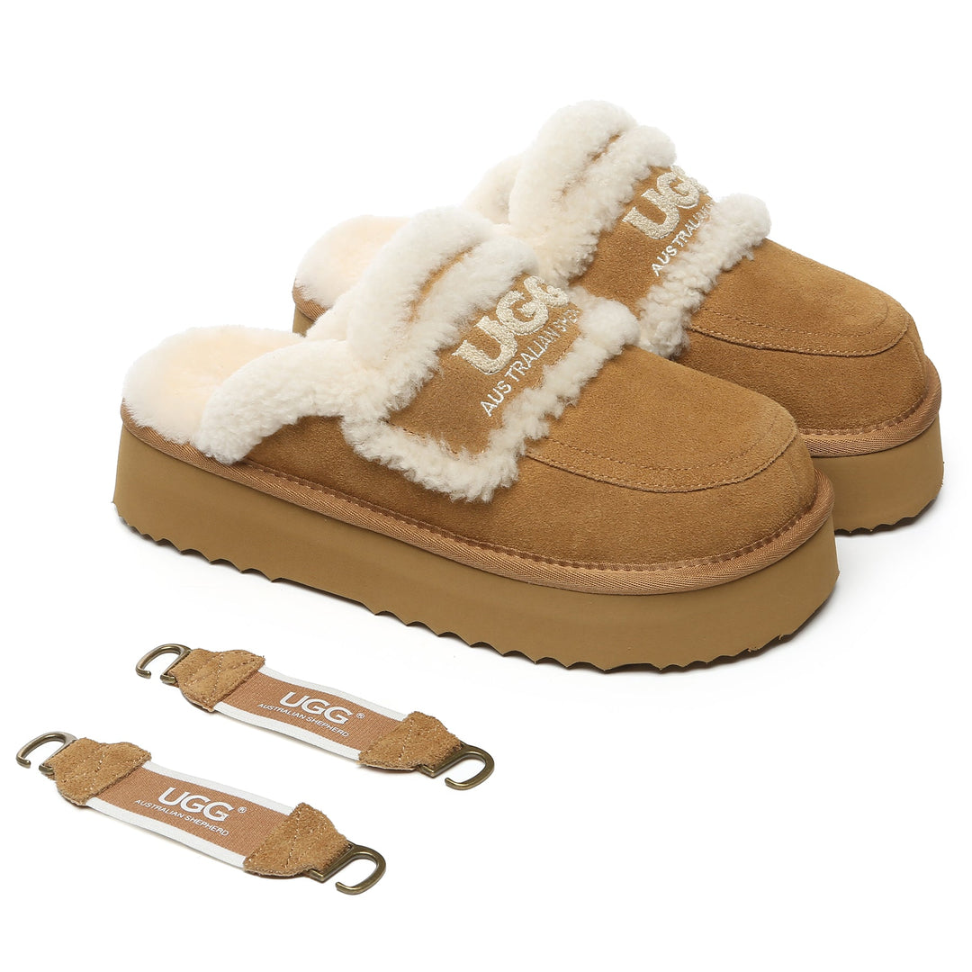 Riley UGG Platform Slingback Slippers - UGG Direct Online
