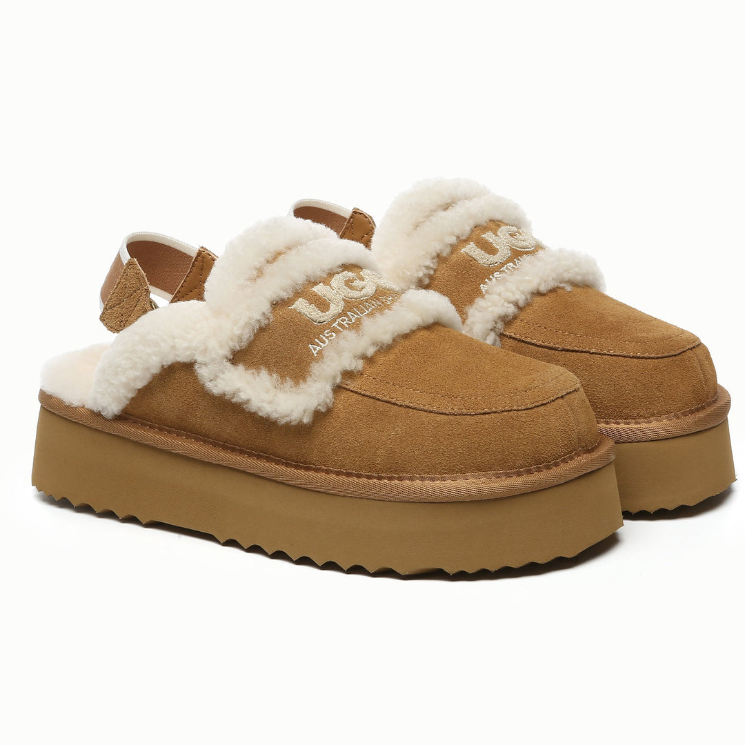 Riley UGG Platform Slingback Slippers - UGG Direct Online