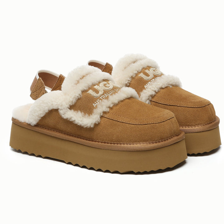 Riley UGG Platform Slingback Slippers - UGG Direct Online