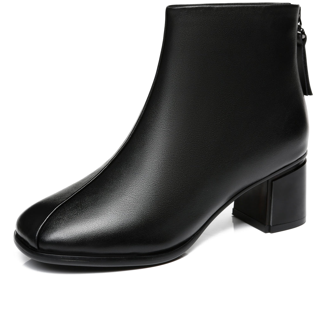 Roma Black Leather Ankle boots - UGG Direct Online