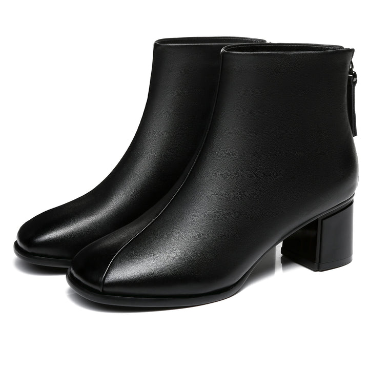 Roma Black Leather Ankle boots - UGG Direct Online