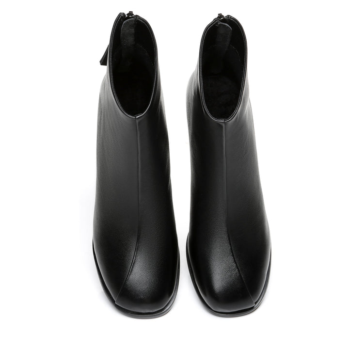 Roma Black Leather Ankle boots - UGG Direct Online