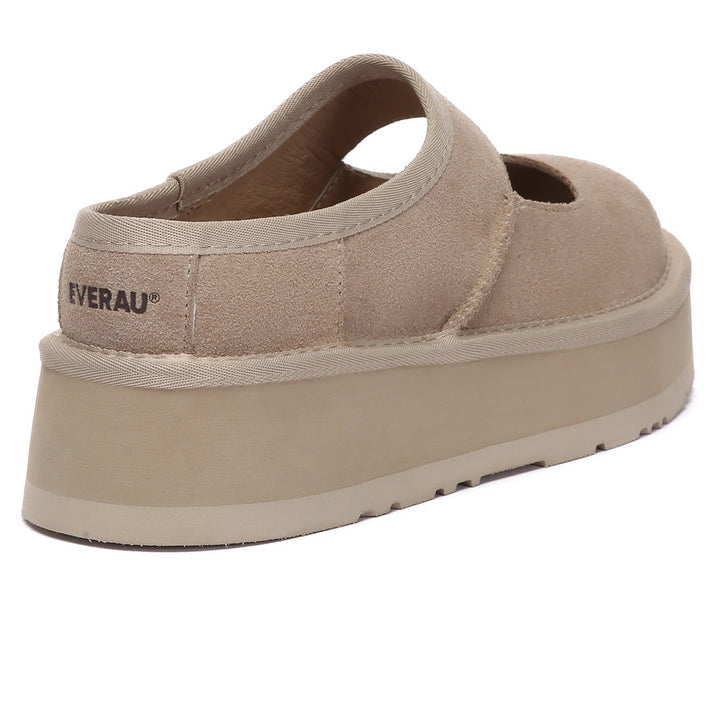 Mary Jane Platform Slippers