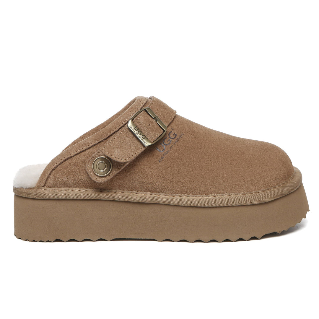 Sady Buckle Strap Platform UGG Slipper - UGG Direct Online