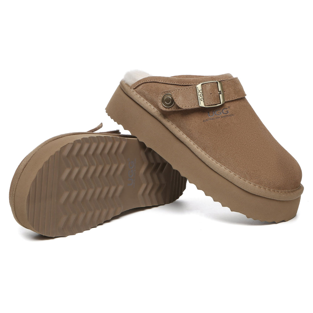 Sady Buckle Strap Platform UGG Slipper - UGG Direct Online