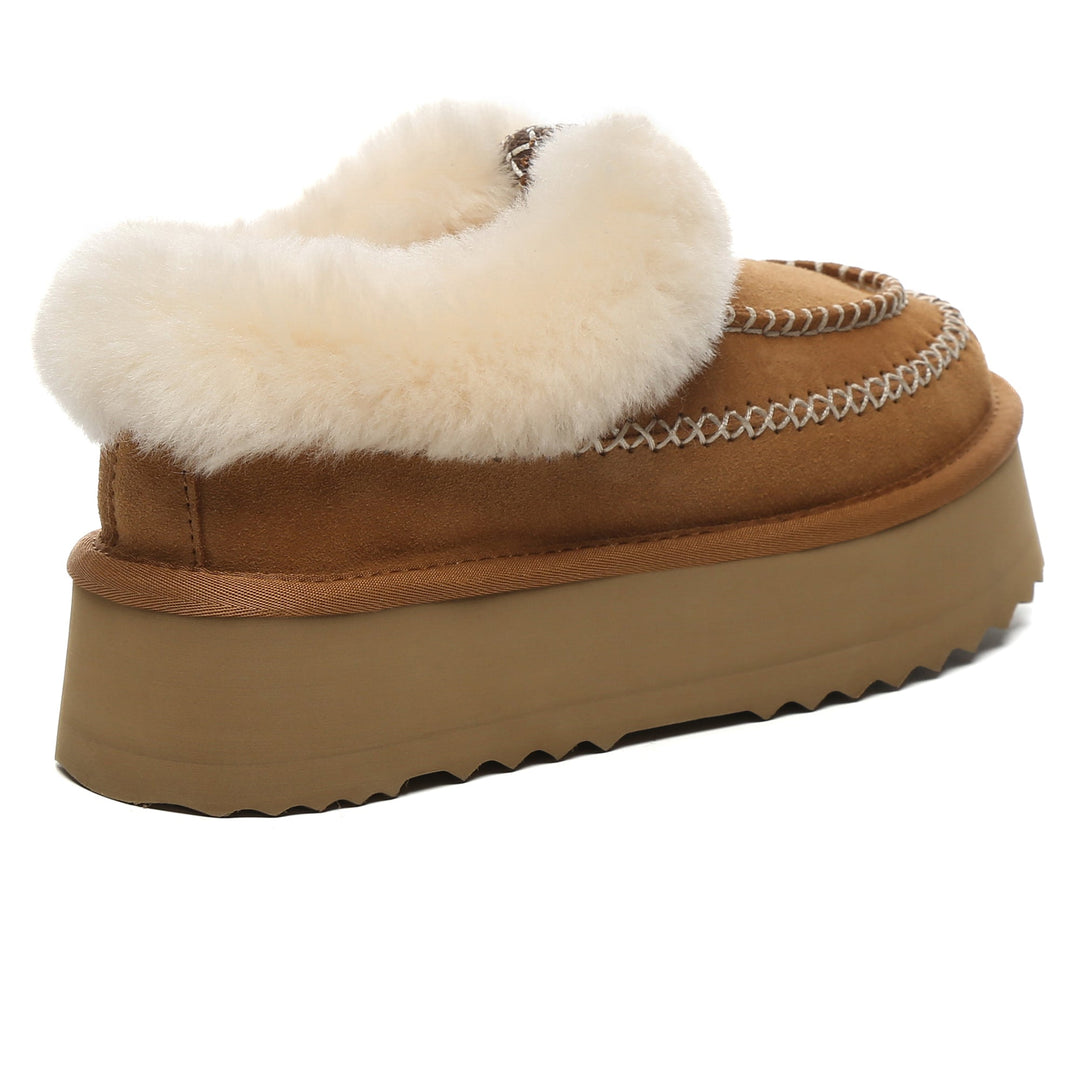 Santana Stitch UGG Ankle Platform Slippers - UGG Direct Online