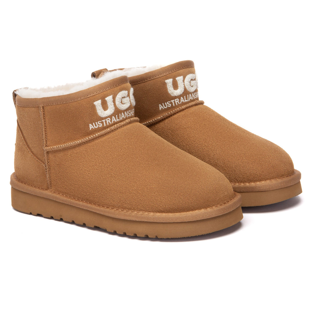 Shearling Logo Ultra Mini UGG Boots - UGG Direct Online