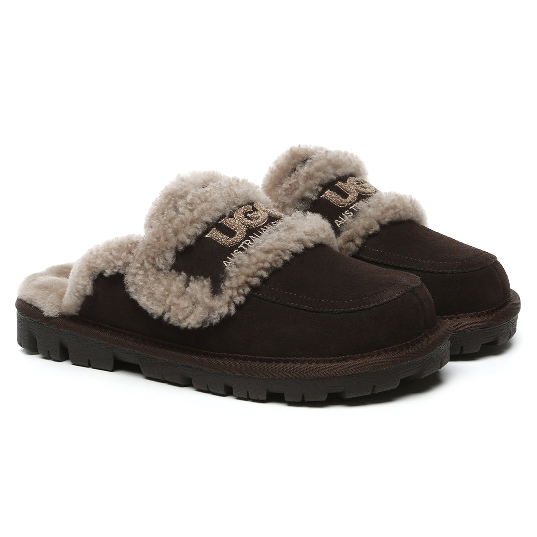 Shearling Wool Comfort Sole UGG Slippers - UGG Direct Online