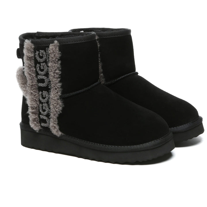 Shearling Wool Side Mini UGG Boots - UGG Direct Online
