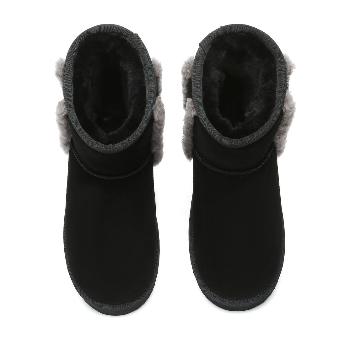 Shearling Wool Side Mini UGG Boots - UGG Direct Online