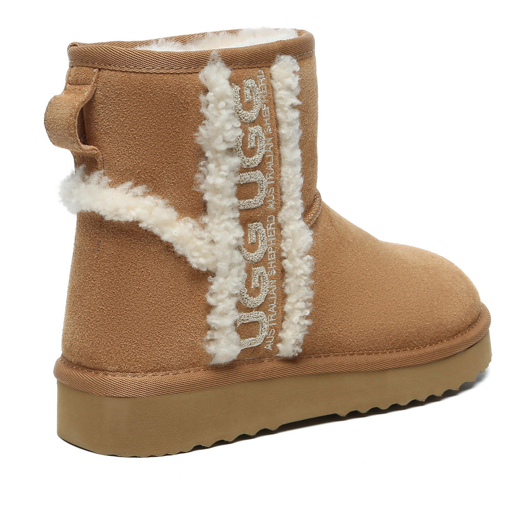 Shearling Wool Side Mini UGG Boots - UGG Direct Online
