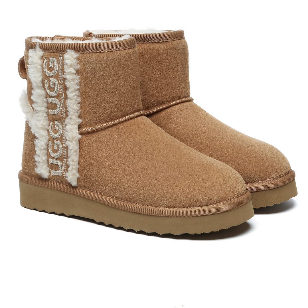 Shearling Wool Side Mini UGG Boots - UGG Direct Online