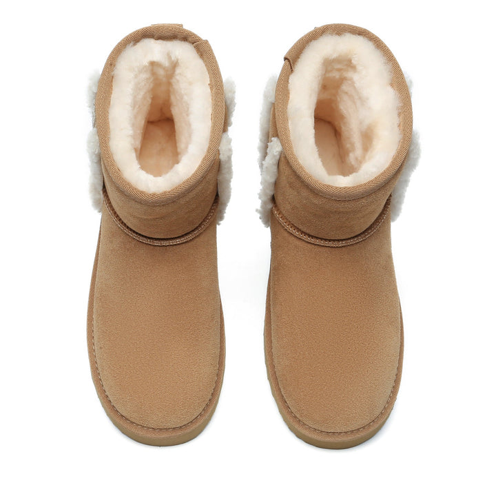 Shearling Wool Side Mini UGG Boots - UGG Direct Online