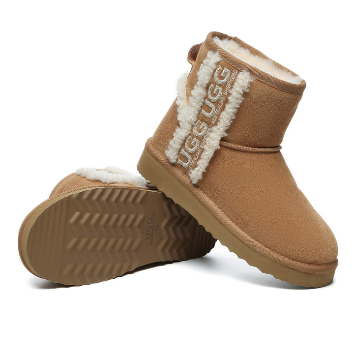 Shearling Wool Side Mini UGG Boots - UGG Direct Online
