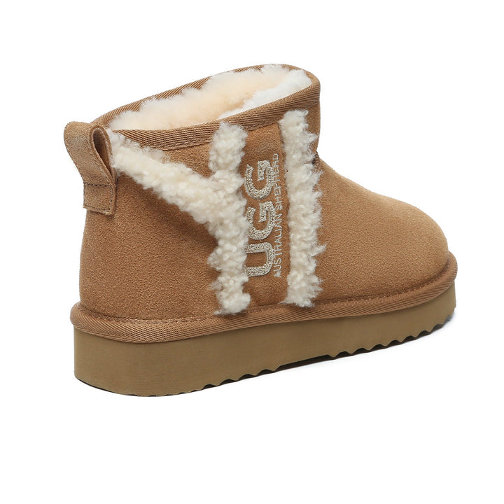 Shearling Wool Side Ultra Mini UGG Boots - UGG Direct Online