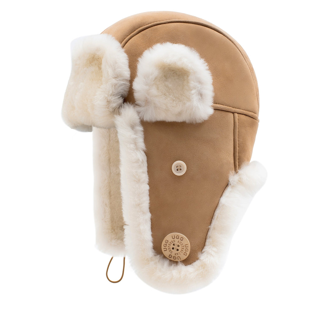 Sheepskin Adjustable UGG Aviator Hat - UGG Direct Online