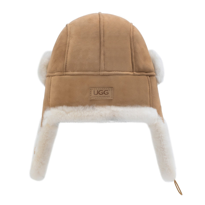 Sheepskin Adjustable UGG Aviator Hat - UGG Direct Online