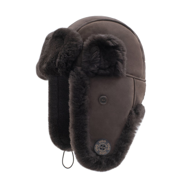 Sheepskin Adjustable UGG Aviator Hat - UGG Direct Online