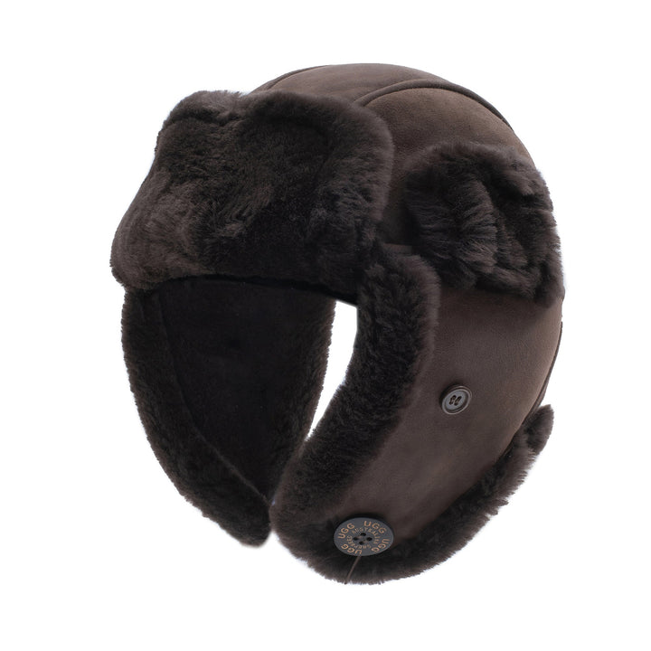 Sheepskin Adjustable UGG Aviator Hat - UGG Direct Online