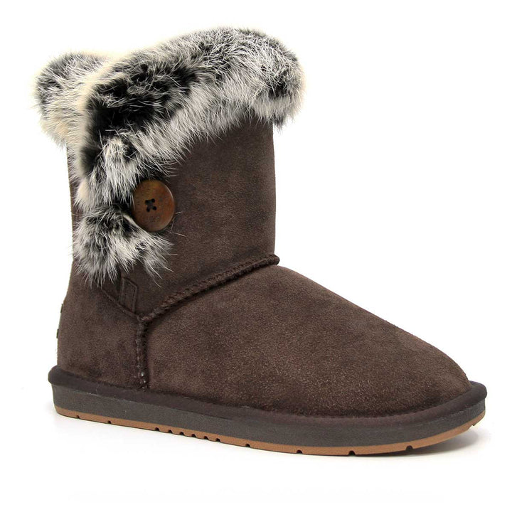 Short Button Fur UGG Boots - UGG Direct Online