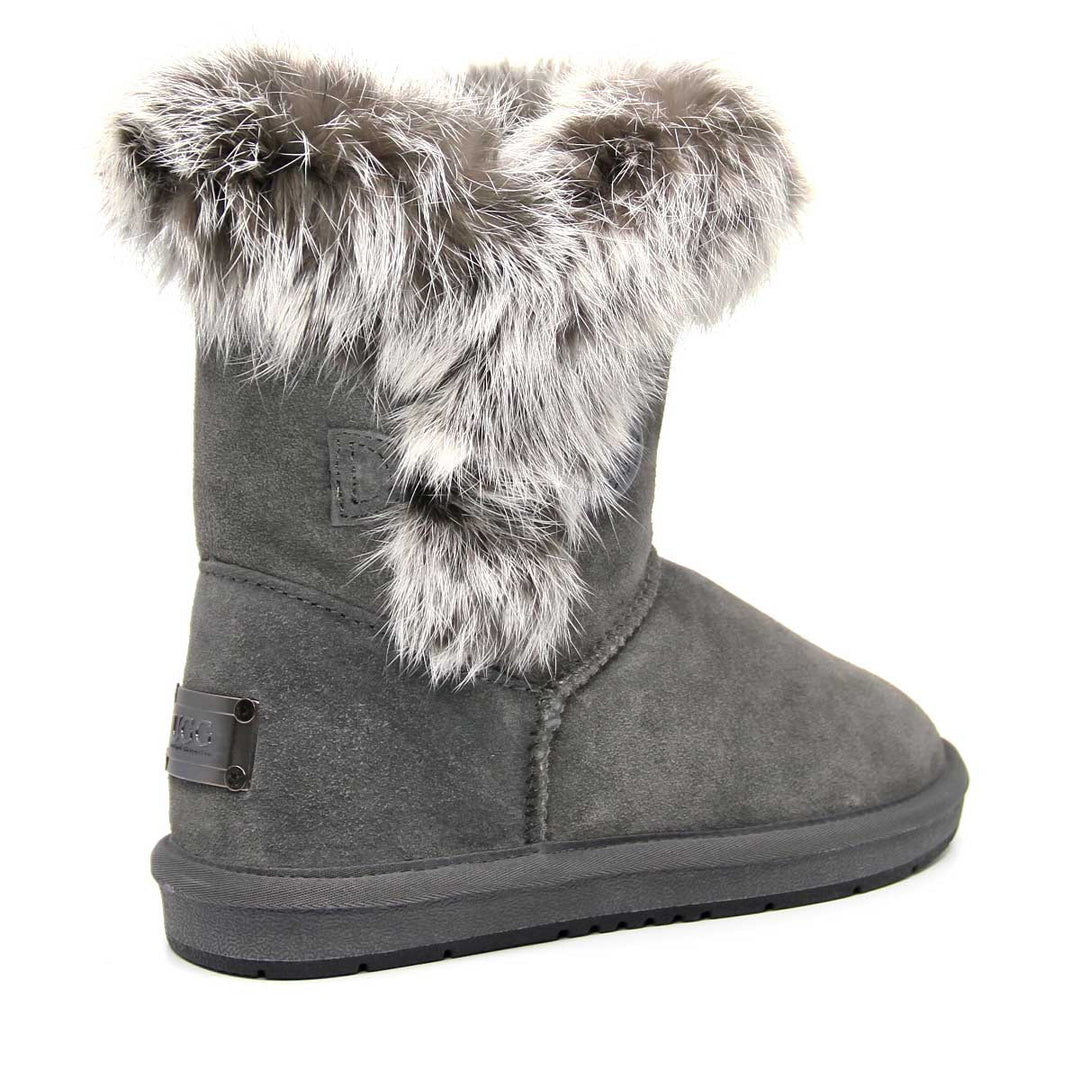 Short Button Fur UGG Boots - UGG Direct Online