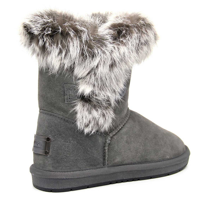Short Button Fur UGG Boots - UGG Direct Online